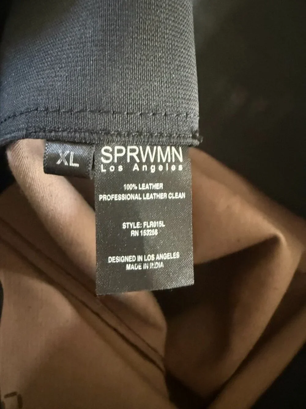 SPRWMN Crop Flare Dark Chocolate leather pants - Picture 8 of 8